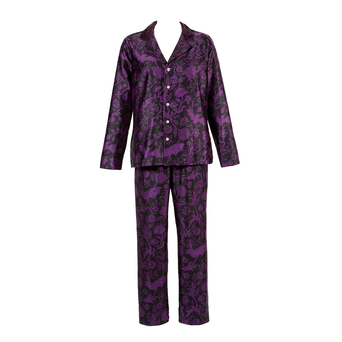 Pajamas - Elysian Fields - Purple – Sin in Linen