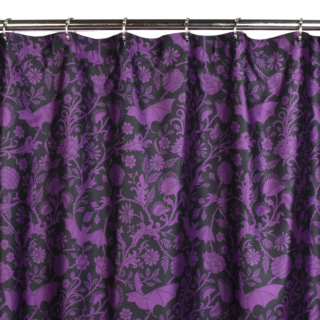 Elysian Fields Shower Curtain - Purple