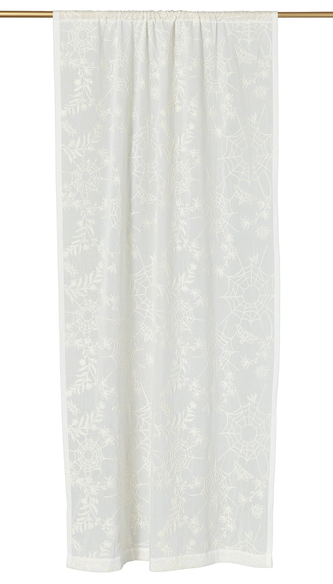 Spider Web Lace Curtain - Ivory