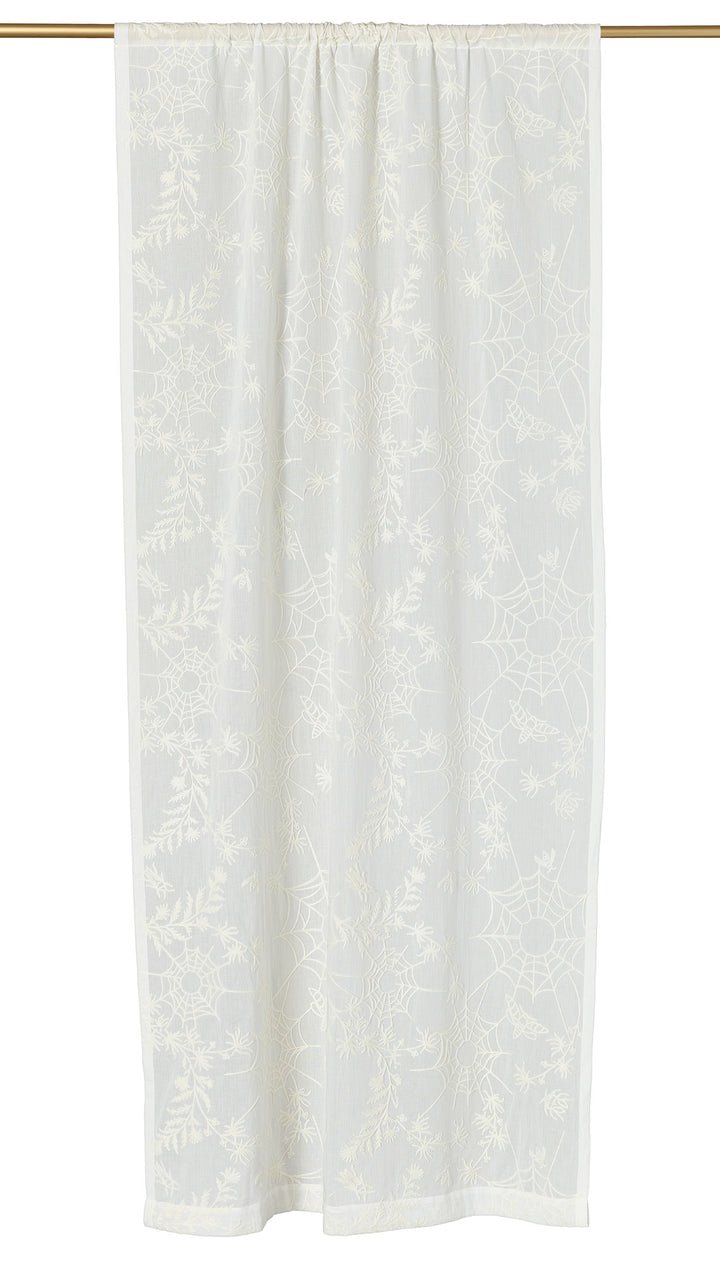 Spider Web Lace Curtain - Ivory