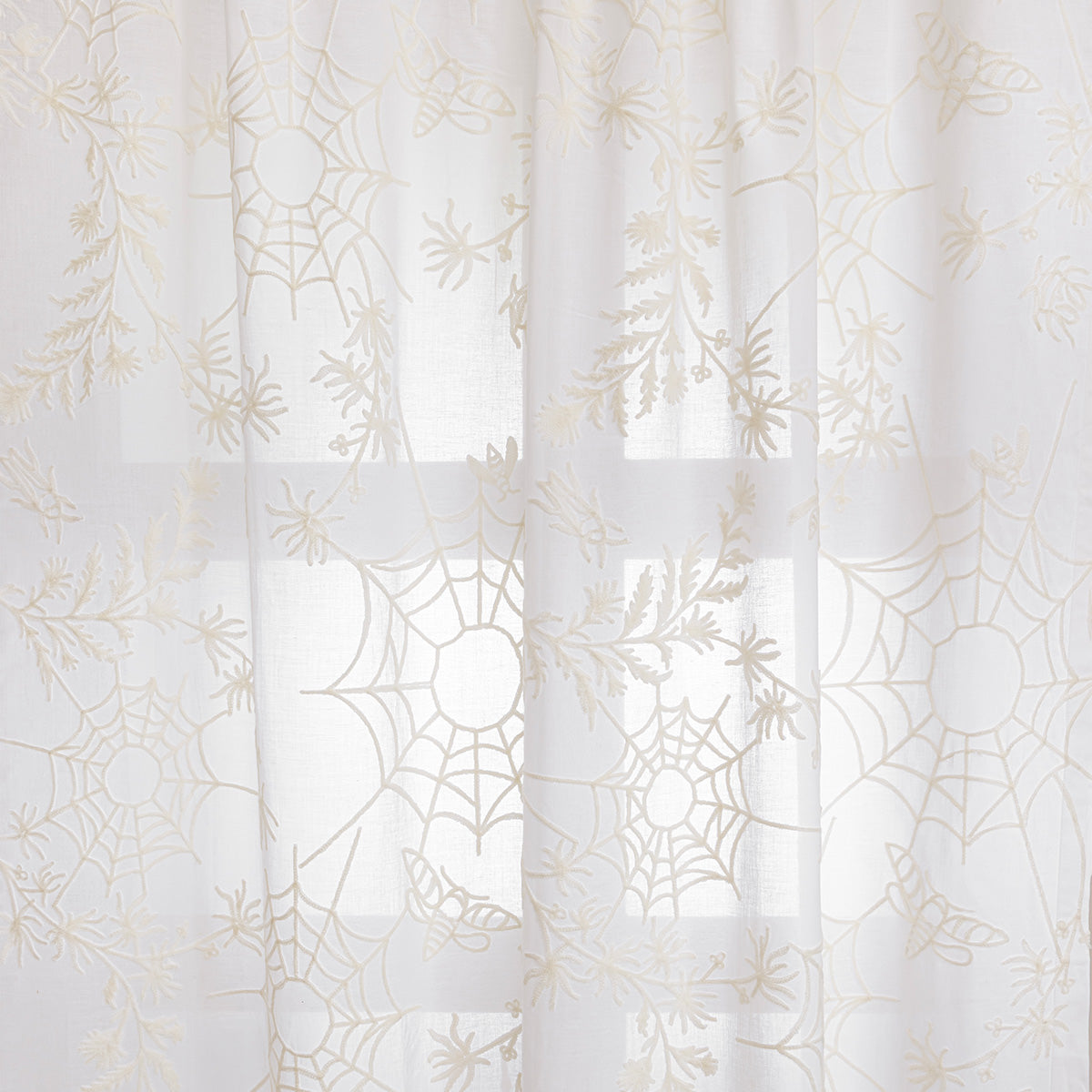Spider Web Lace Curtain - Ivory – Sin in Linen