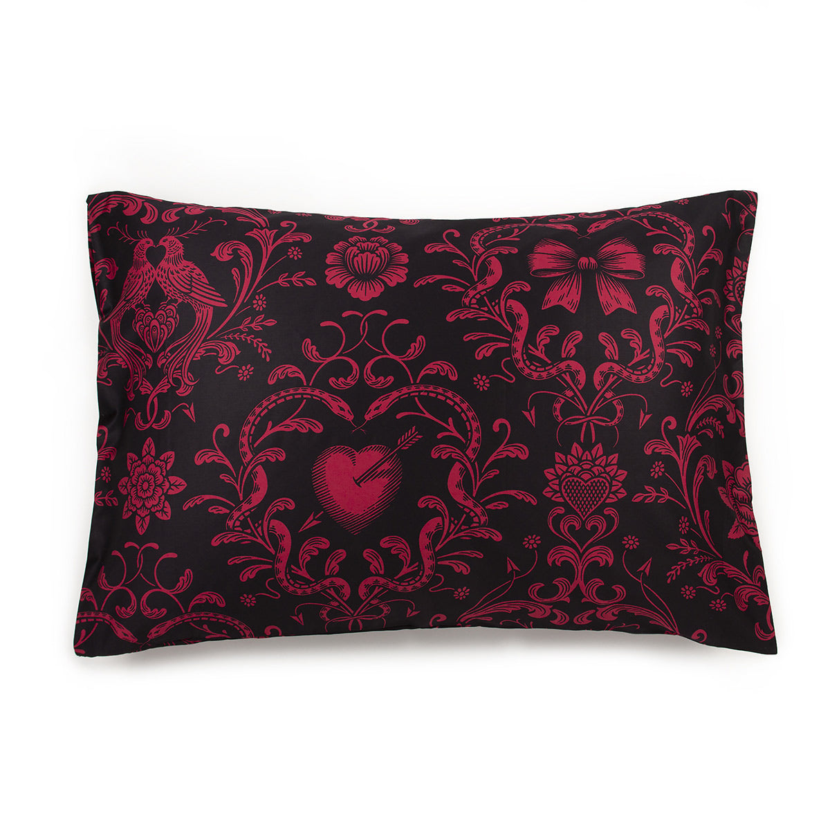 Love Bound Pillowcases and Shams - Ink