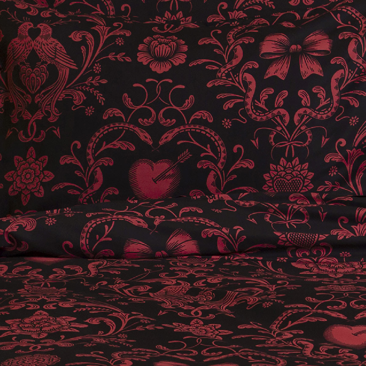 Love Bound Shower Curtain - Ink