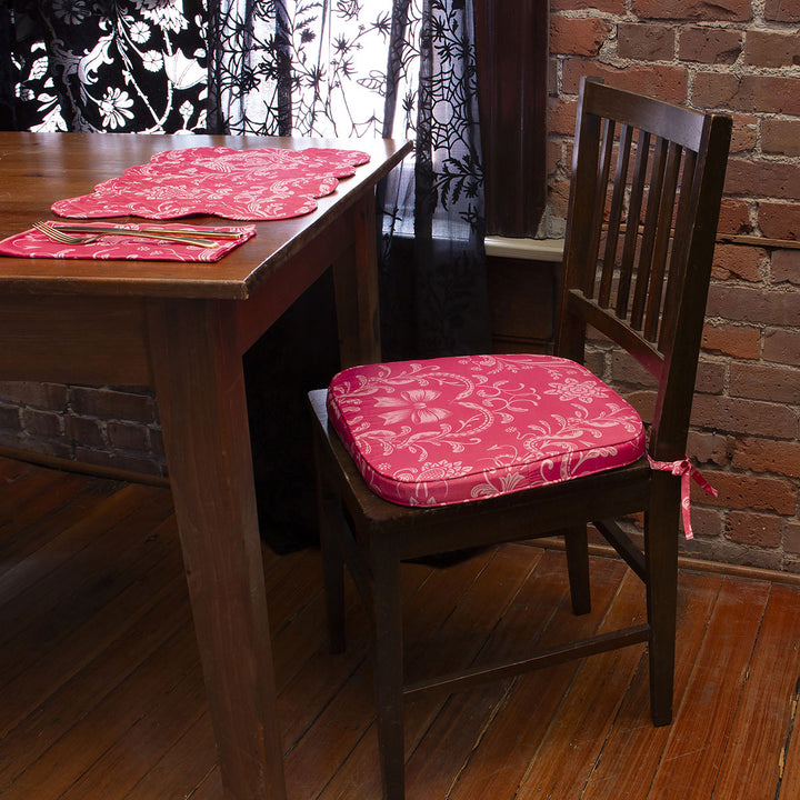 Love Bound Chair Pad - Rose