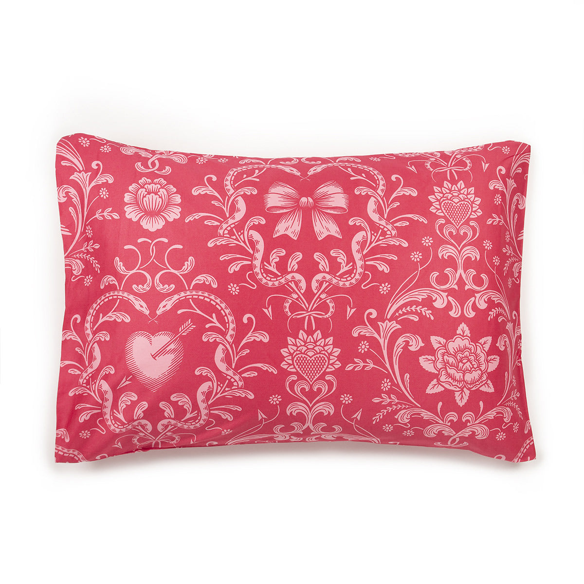 Love Bound Pillowcases and Shams - Rose