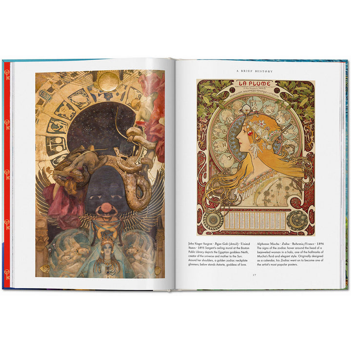 Inside page of Taschen's Library of Esoterica Book speaking to the history of Astrology.