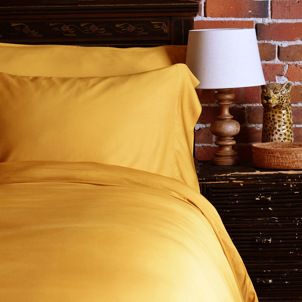Gold Bamboo Duvet Cover