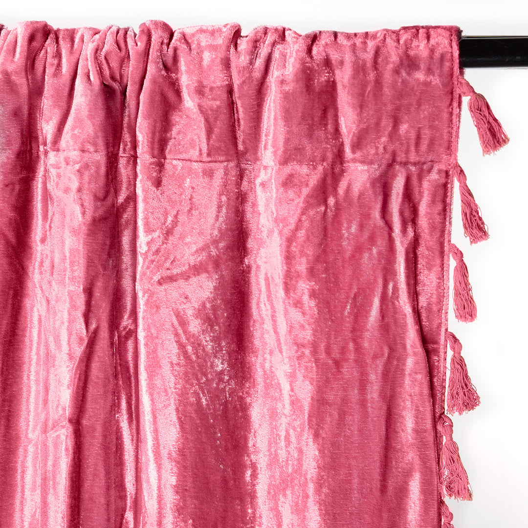 Velvet Curtain Pink