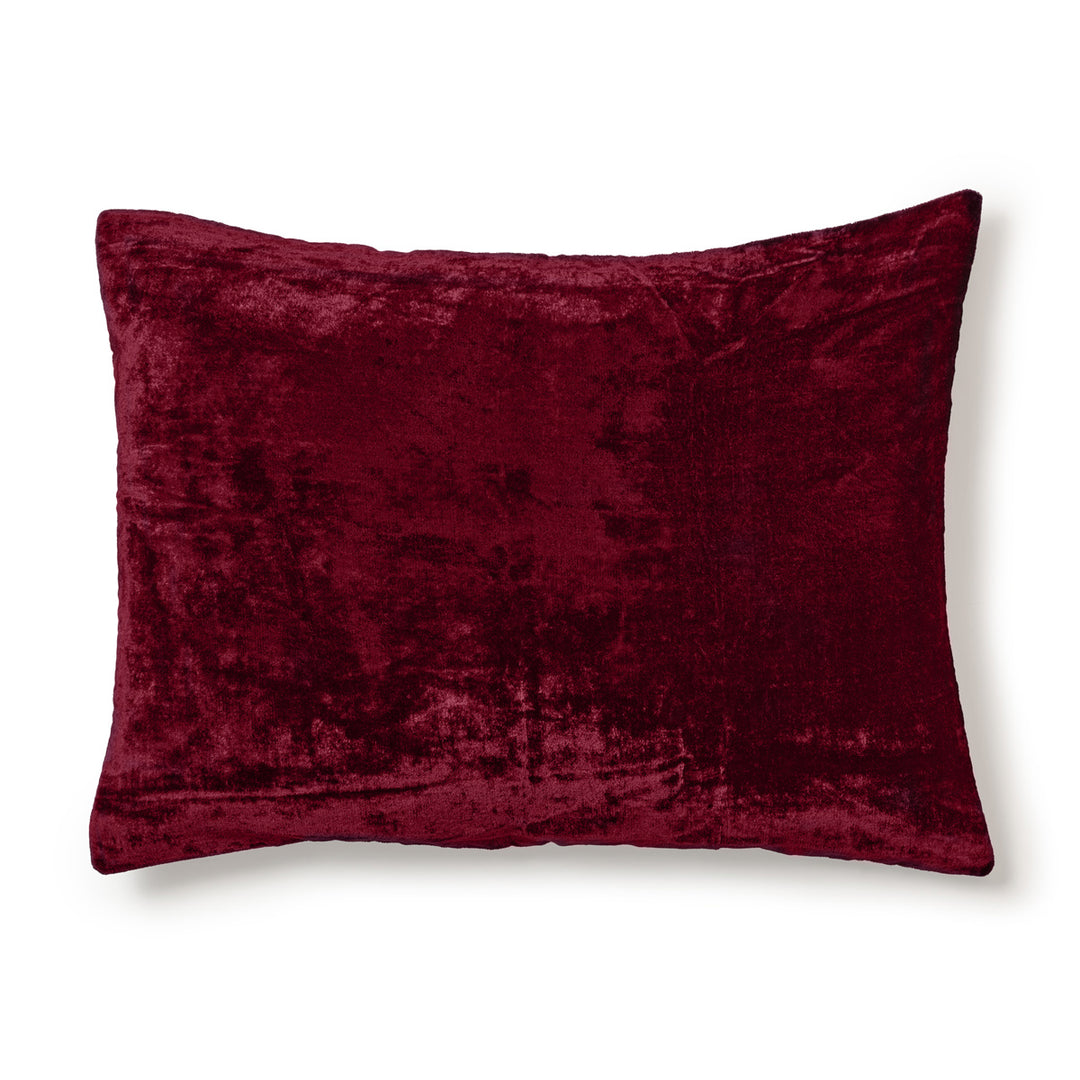 Velvet Pillowcase Set - Blood Red