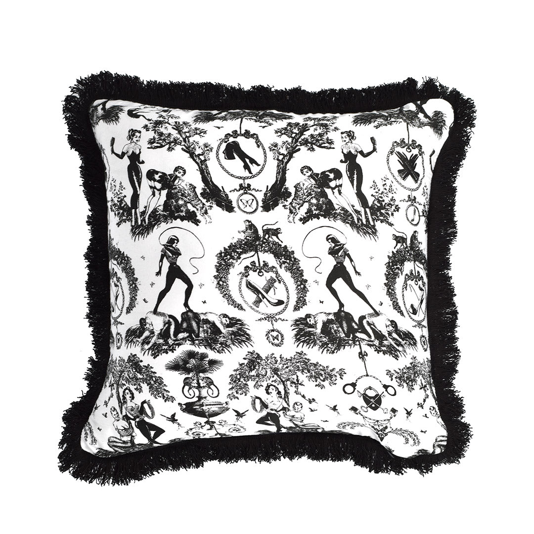 Fetish al Fresco Throw Pillow