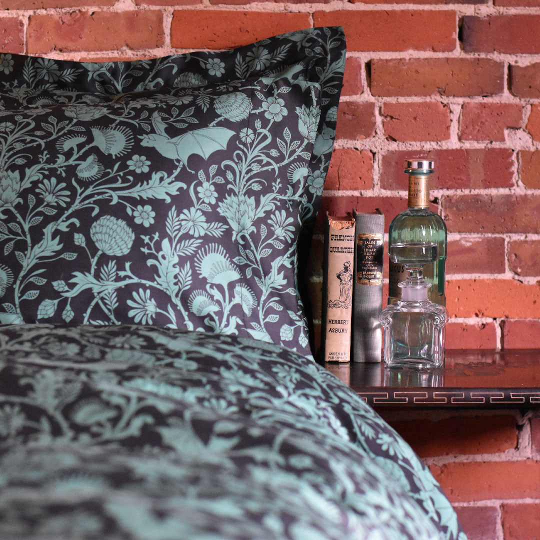 Emerald Green Bats Sheets