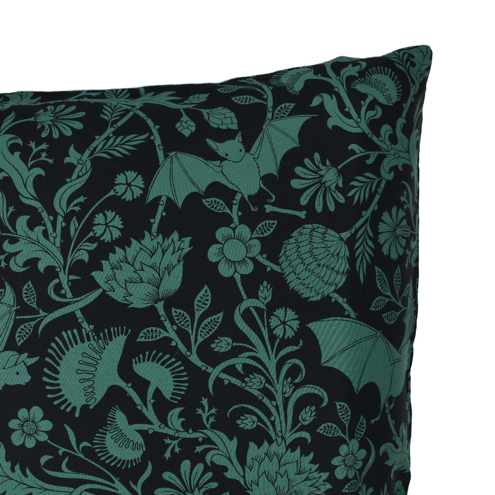 Emerald Green Bats Sheets Sin in Linen