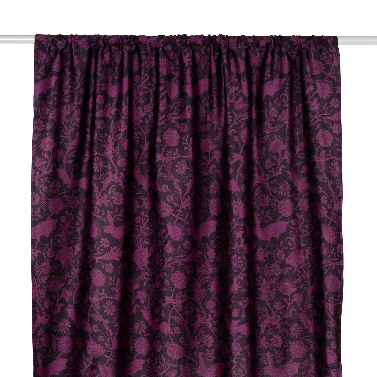 Velvet Curtains - Printed - Goth Decor – Sin in Linen