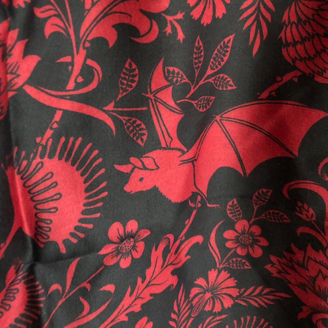 Scarlet Bat Pillow Cases and Shams