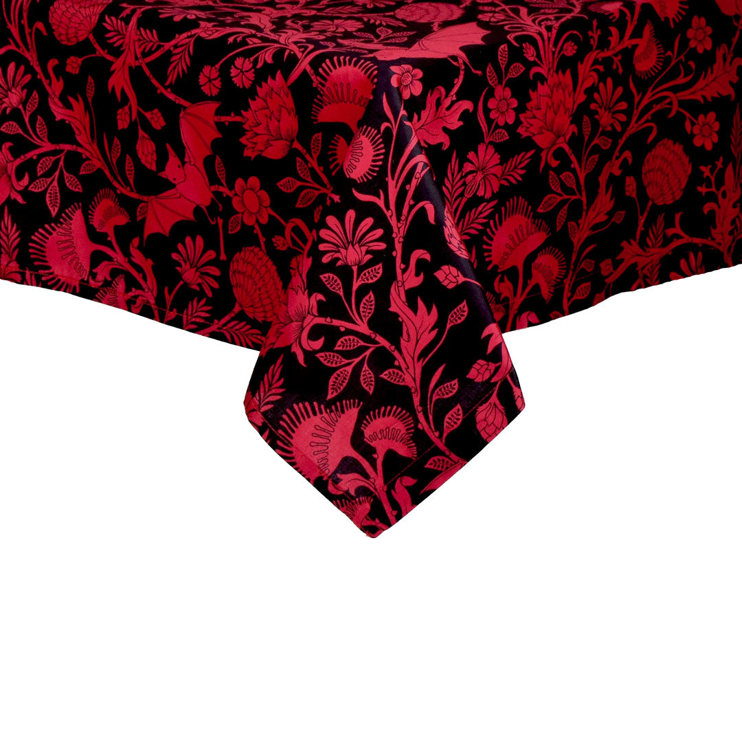 Scarlet Bat Tablecloths