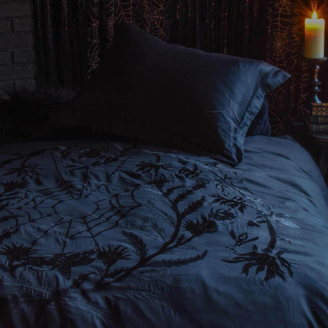 Black Widow Duvet Cover