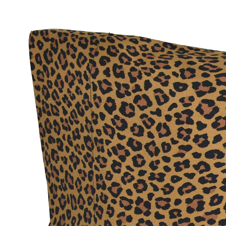 Wild Side Leopard Pillow Cases and Shams - Gold