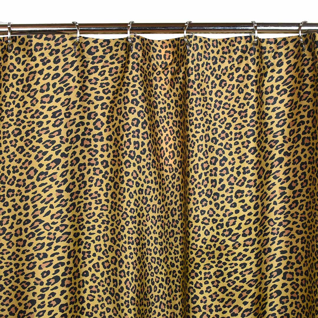 Wild Side Leopard Shower Curtain - Natural