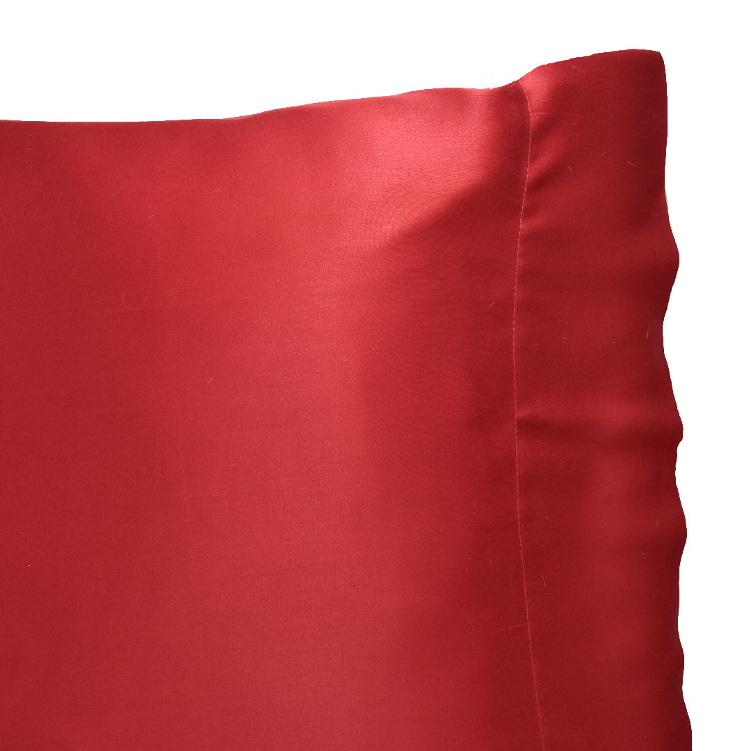 Red Bamboo Pillow Cases & Shams Lyocell Bedding by Sin in Linen