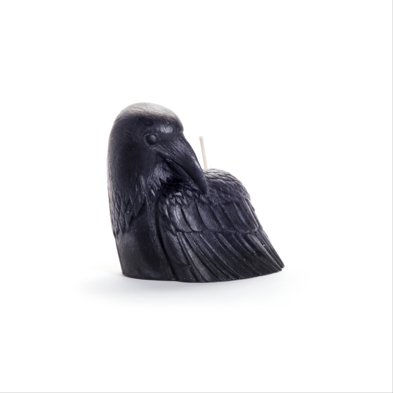 Beeswax Crow Candle