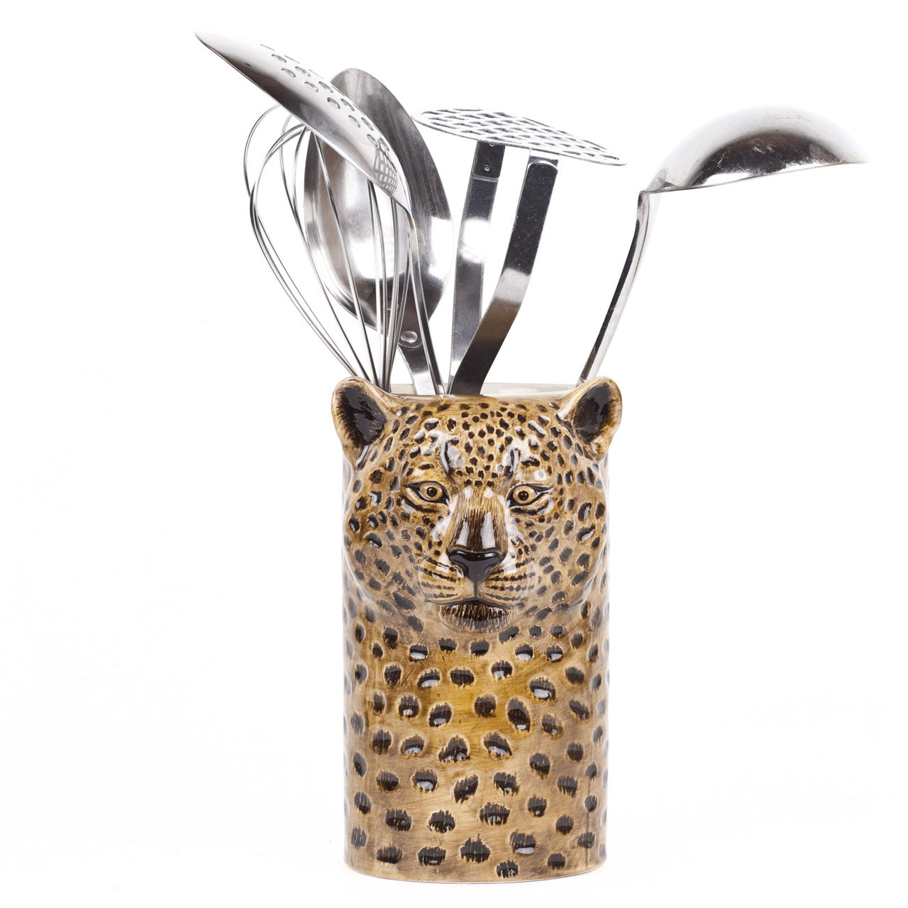 Leopard Utensil Pot – Sin in Linen