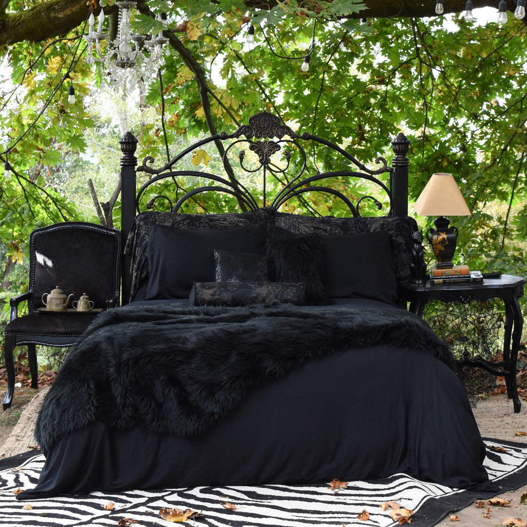 Black Bamboo Duvet Cover
